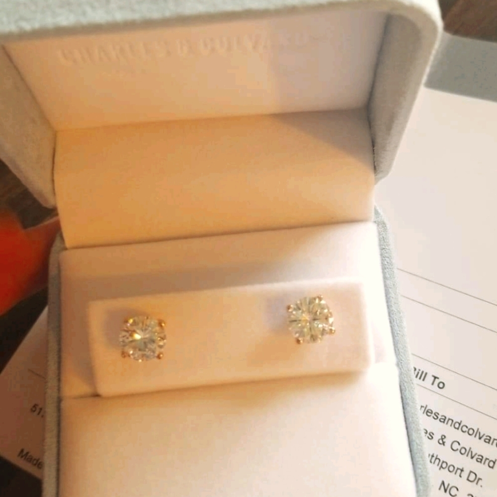 Diamond earrings